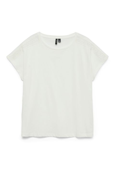 Vero Moda vmemmy ss lace tape top jrs noos